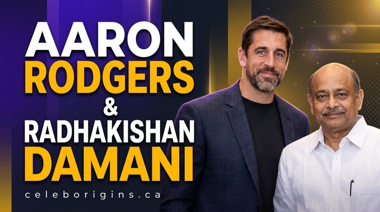 Aaron Rodgers and Radhakishan Damani