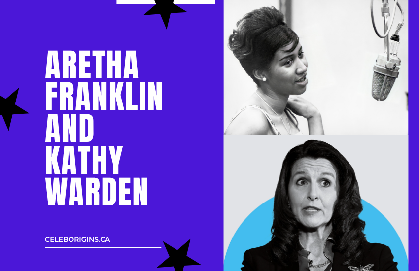 Aretha Franklin and Kathy Warden
